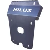 Heavy-duty custom off-road bash plate for Toyota Hilux 4x4 vehicles.