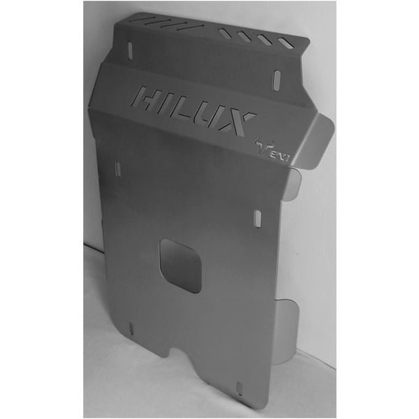 1. Heavy-duty aluminium skid plate for Toyota Hilux 4x4 off-road protection.