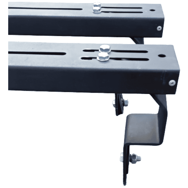 Heavy-duty off-road roof rack for 4x4 vehicles, durable and load-bearing.