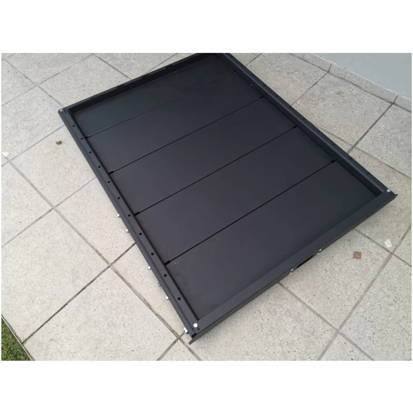 Heavy-duty off-road vehicle storage drawer for outdoor adventure gear.