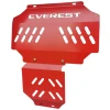 Heavy-duty off-road bumper, Everest brand, red 4x4 vehicle protection accessory.